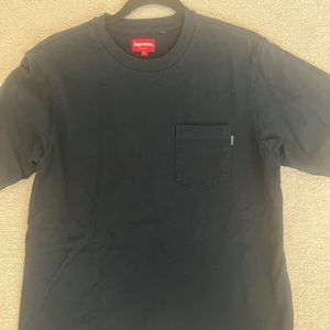 Supreme Navy Pocket T